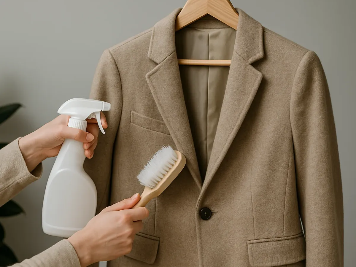 como limpiar una chaqueta en seco en casa